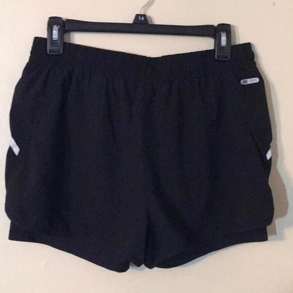 Reebok RBX Active black shorts 2 layer sz M - Picture 2 of 8